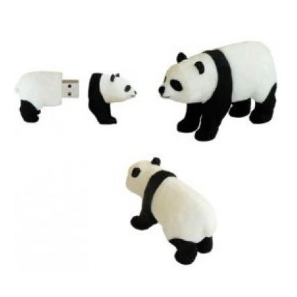 Maßgefertigte USB-Stick Panda - Topgiving
